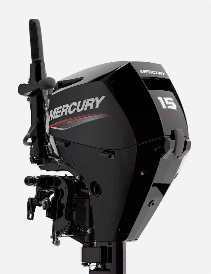 Mercury 15HP ELH EFI FourStroke 20" Shaft Tiller Outboard w/ Electric Start, 1A15311LK