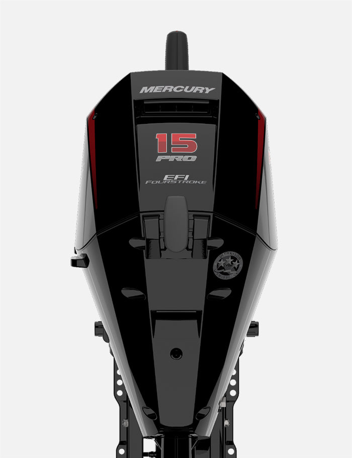 Mercury 15HP ELHPT EFI ProKicker FourStroke 20" Shaft Tiller Outboard w/ Electric Start & Power Tilt, 1A15451BK