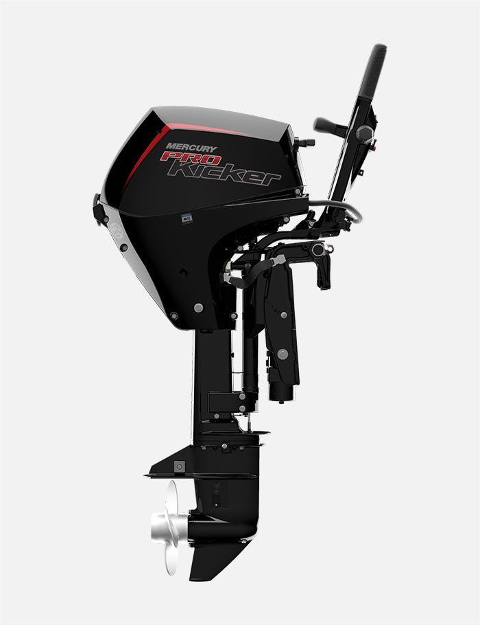 Mercury 15HP ELHPT EFI ProKicker FourStroke 20" Shaft Tiller Outboard w/ Electric Start & Power Tilt, 1A15451BK