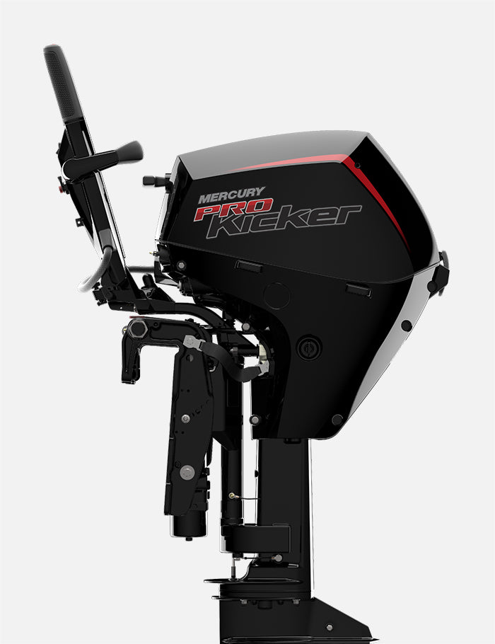 Mercury 15HP ELHPT EFI ProKicker FourStroke 20" Shaft Tiller Outboard w/ Electric Start & Power Tilt, 1A15451BK