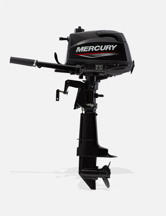 Mercury 5HP MXLH FourStroke 25" Shaft Tiller Outboard, 1F05221KK