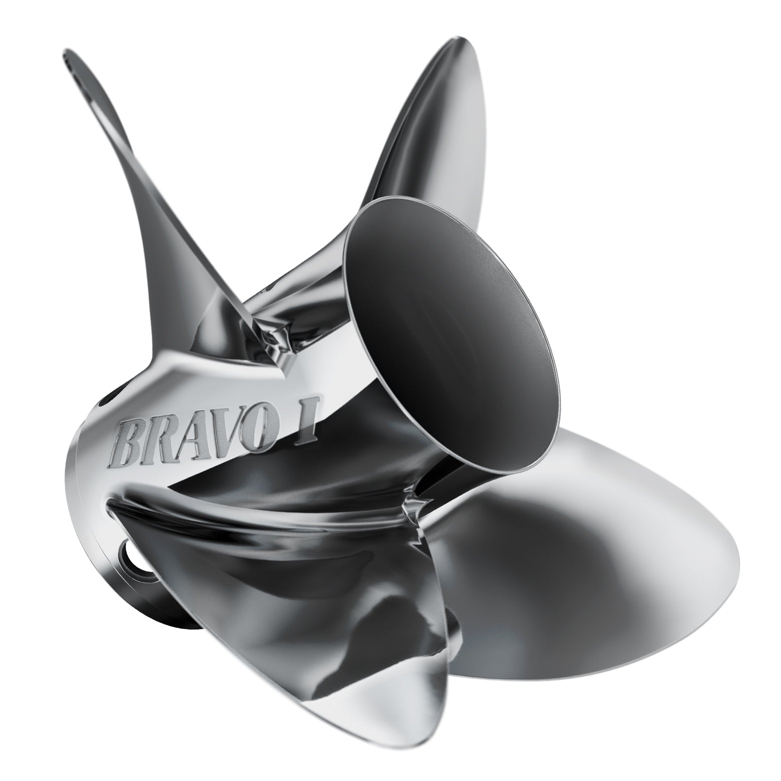 Bravo 1 LT (15 1/4 x 22") Mercury RH Propeller, 48-8M0121593