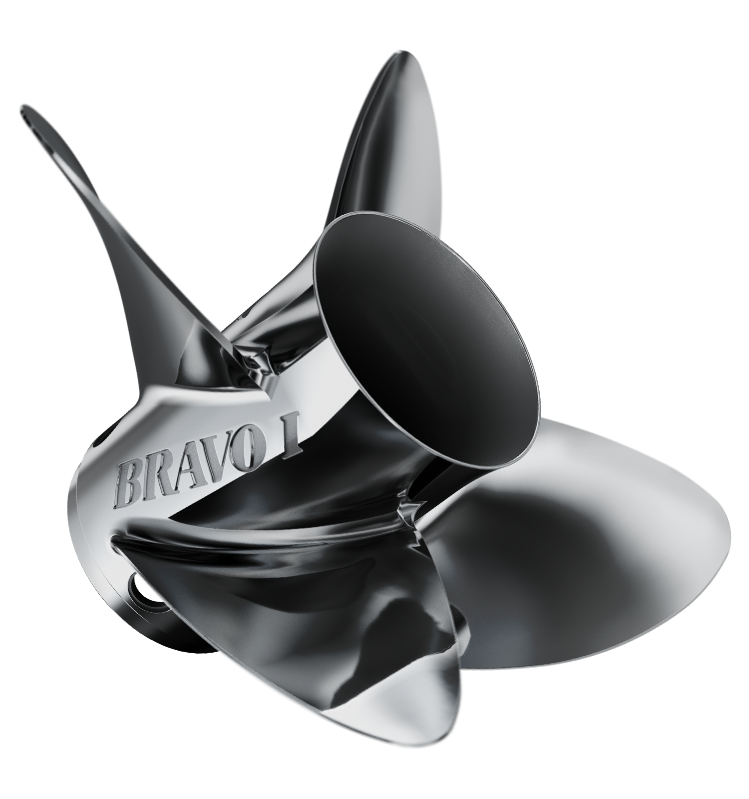 Bravo 1 XC Pro Finished (15 1/4 x 20") Mercury RH Propeller, 48-8M0100110