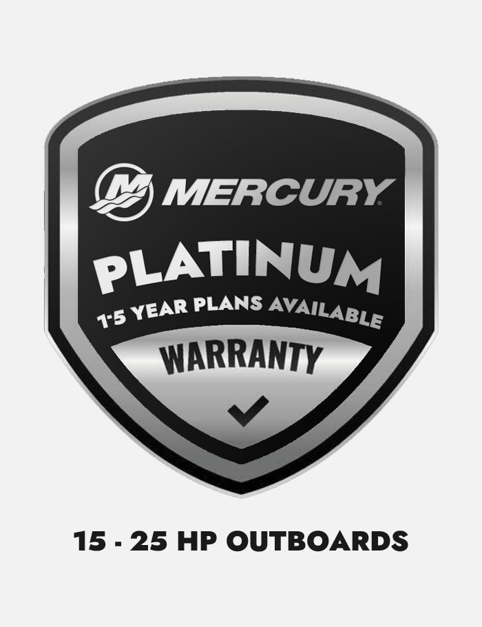 Mercury Platinum Warranty Coverage (15-25HP Outboards)