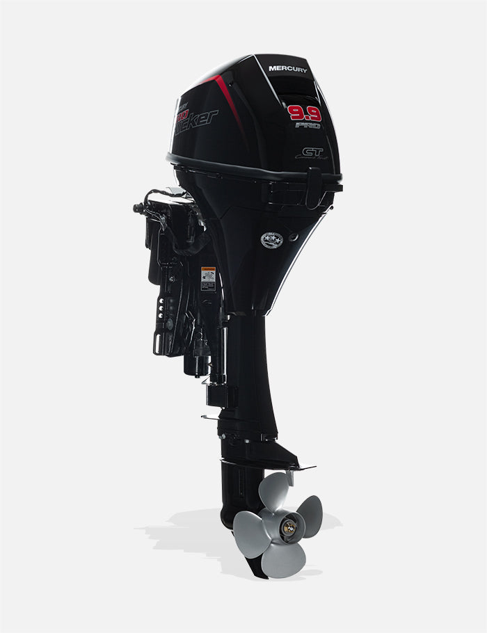Mercury 9.9HP EXLPT EFI Command Thrust ProKicker FourStroke 25" Shaft Remote Outboard w/ Electric Start & Power Tilt, 1A10462LK