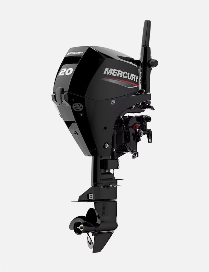 Mercury 20HP ELHPT EFI FourStroke 20" Shaft Tiller Outboard w/ Electric Start & Power Tilt, 1A20411LK