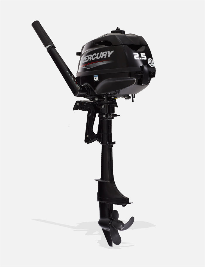 Mercury 2.5HP MH FourStroke 15" Shaft Tiller Outboard, 1F02201KK