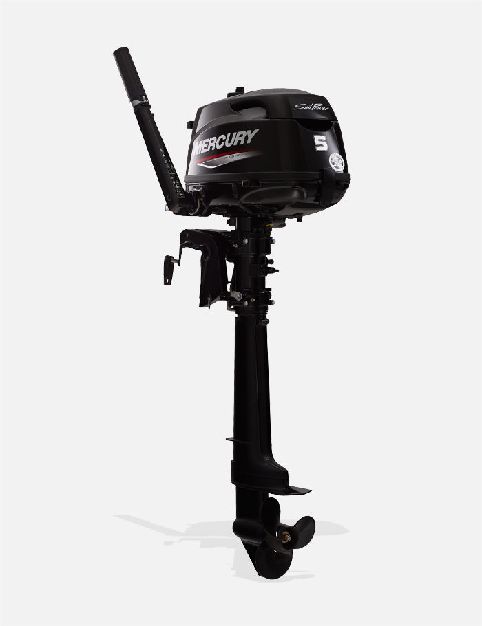 Mercury 5HP MLHA Sail Power FourStroke 20" Shaft Tiller Outboard, 1F05216KK