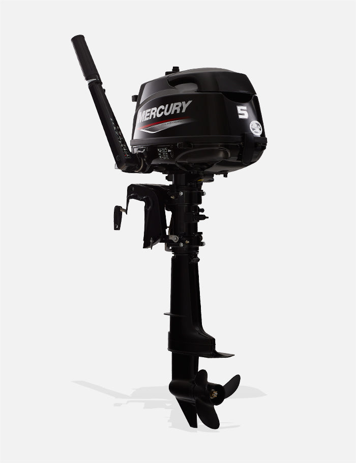 Mercury 5HP MXLH FourStroke 25" Shaft Tiller Outboard, 1F05221KK