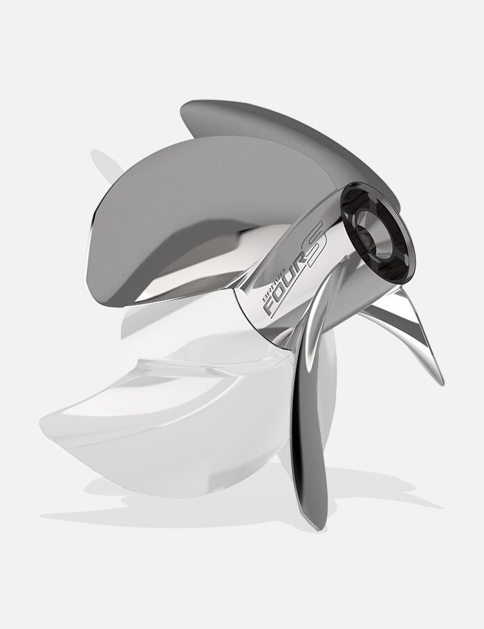 Bravo Four S (19 1/2") Mercury LH Front Propeller, 48-8M0167001