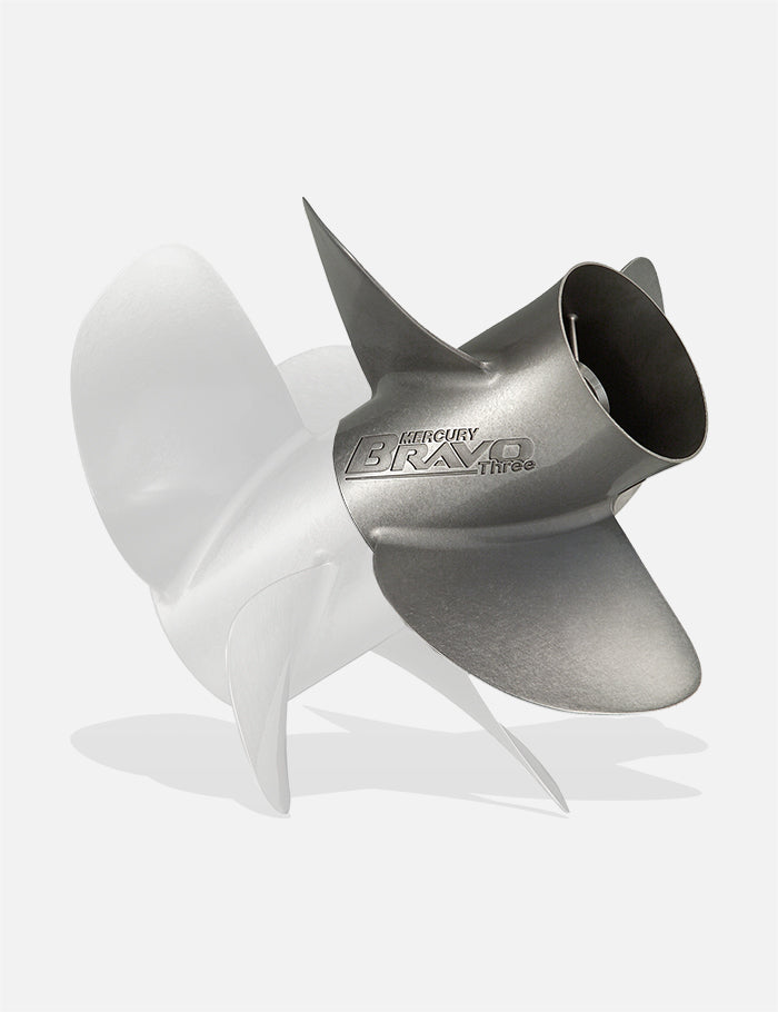 Bravo Three (14 2/5 x 19") Mercury RH Rear Propeller, 48-8M8022350