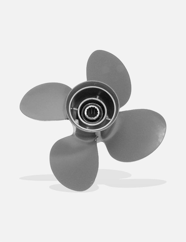 4-Blade Aluminum (10 1/2 x 13") Honda RH Propeller, 58134-ZV5-013AH